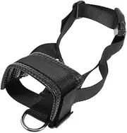 Adjustable Breathable Dog Muzzle Comfortable Mouth Cover for Fit for Dogs Secure and Lightweight Design