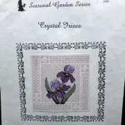 Seasonal Garden Series Nancy's Needle Needlepoint Pattern Only Crystal Irises