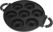 Nonstick Donut Pan, 7 Hole Doughnut Pan Donut Pans with Handle, Aluminum Alloy Doughnut Grill Pan Bagel Baking Tin for Muffins Cake