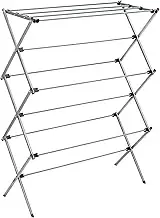 Honey-Can-Do Oversize Collapsible Clothes Drying Rack DRY-09066 Silver, 50 lbs
