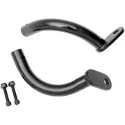 NEW Rick Doss Revenge Cycle Saddlebag Guard Eliminator Brackets BLACK FREE SHIP