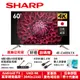 【SHARP夏普】 4K 連網新廣色域液晶顯示器 4T-C60DL1X 60吋