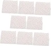 YARNOW 8pcs Beauty Dress Dry Wipes Soap Dispenser Bathroom Poncho Shower Intimate Wipes Sponge Sink Strainer Spot Cleaner Bath Towels Bathmat Spa Wrap White Non-Woven Fabric