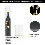 Touch Up Paint For Gm All Models WA8937 Charcoal With Polish Paste