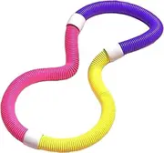 yuksok Weighted Fitness Hoop Abdomen Fitness Circles PVC Entertainment Training Soft Spring Hoop Equipment for Adults Home Kids