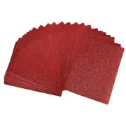 Red Glitter EVA Foam Sheets 11*8" 2mm Thick for Crafts DIY 24 pack