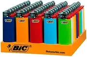 BIC Mini Lighters Assorted Colors – 50 Pack