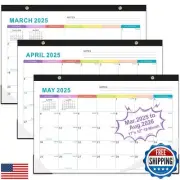 Gannyfer 2025-2026 Desk Calendar, 18 Monthly Large Yearly Desktop/Wall Calend