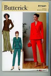 BUTTERICK #R11641 SEW PATTERN SIZE F5 (8-16) MISSES JACKET AND PANTS