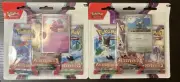 Pokemon Paldea Evolved SV02 3-Pack Blister Set of 2! Brand New Tinkatink Varoom