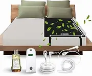 ELECTRAWAVE Grounding Mattress Cover Pad, Twin XL Size Earth Connected Conductive Carbon Leatherette Grounding Sheets for Better Sleep, Relieve Pain, Reduce Inflamation - 28 x 80 in