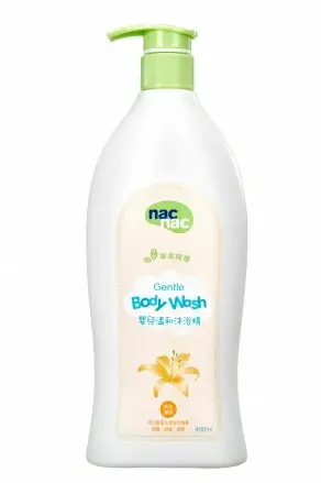 【愛吾兒】Nac Nac 草本呵護 嬰兒溫和沐浴精 400ml