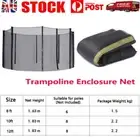 8/10/12ft Trampoline Enclosure Net for Round Frame Trampolines Replacement