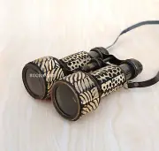 6 inch brass black antique binocular for Adults Bird Watching, Hunting, etc