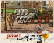 1950s Pabst Good Old-Time Flavor 14 x 11" Photo
