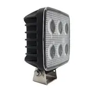 Hulk 4x4 Led Square Worklamp Flood Beam 60 Deg 9-36V 24W 24 Leds Black Hsng 2,800 Lmns Ip69K - HU9675