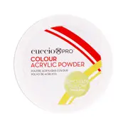 Cuccio Colour Color Acrylic Powder, Lemonade Yellow, 1.6 Oz