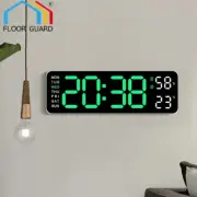 Smart Mute LED Electronic Wall Clock Modern Desk Clock Night Alarm Clock