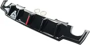 Rear Bumper Diffuser with Pilot Led Light Compatible for Lexus IS250 IS300 IS350 2006-2012 Tail Lip Spoiler Car Auto Accessory