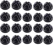 TopHomer 60PCS Wire Cube Plastic Connectors Interlocking Connectors Wire Grid Bucket Storage Clasp Buckle Clip for Cube Storage Shelving and Cabinet Modular Organizer DIY-Black