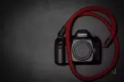 Camera Neck Strap Paracord NONACORD leather accent handmade for Mirrorless/DSLR