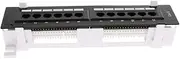 12 Port/Unshielded Network Ethernet Patch Panel 10 inch