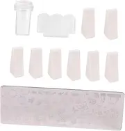 Ipetboom 11pcs Manicure Nail Art Stamping Plates Kit DIY Nail Stamping Templates Set