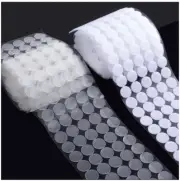 VELCRO Self Adhesive Dots Circles 1cm Diameter 18 Sets (36 Pcs) Hook and Loop