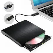 External DVD Drive USB 3.0 Type-C CD Burner Portable CD +/-RW Drive DVD Playe...