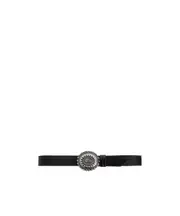 Santa Fe leather belt STANDARD NUMERIC3,STANDARD NUMERIC2 black