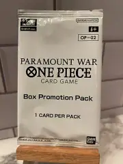 One Piece Paramount War OP-02 Box Promotion Pack TCG