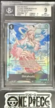 BGS 9 One Piece OP05-082 R* Shirahoshi Full Art Foil - English - PRB01 - Graded