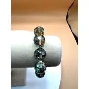 Vintage Aurora Borealis Crystal Beaded Bracelet. B51