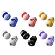1 Pair Reusable Silicone Ear Plugs For Sleeping Noise Cancelling Comfortable