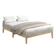 Oikiture Bed Frame Queen Size Wooden Timber Mattress Base Bedroom Furniture