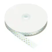 Grosgrain Ribbons 75 Yards 5/8 Inch Light Blue with Dots Ribbon Bow