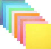 100 Sheet Glitter Origami Paper 3X3 Inch Shiny Sparkly Square Folding Paper 7X7C
