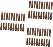 Happyyami 3sets Self Tapping Eye Screws Decorative Lifting Screws Dry Rattan Stick Hooks DIY Wreath Making Supplies -Purpose Decor 20pcs*3