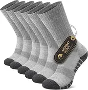 [FALARY] Merino Hiking Socks Men Women Outdoor Socks Trekking Socks Merino Wool Sports Socks Running Socks 3 Pairs