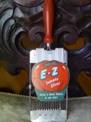 VTG Red E-Z Le Tranche Tomate Tomato Slicer Original Sleeve France MOVIE PROP