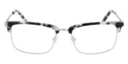 Marchon NYC MNY Eyeglasses Gray Tortoise/Matte Silver 54mm New 100% Authentic