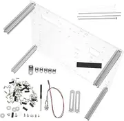 PHENOFICE 1Set Open Air Computer Case Bracket Transparent Motherboard Stand for Chassis Compact Design for Observation Versatile Compatibility for Custom Builds