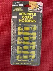 M16 Rifle Corn Holders Corn On The Cob Handles Unique M16A1 4 Sets NEW SEALED
