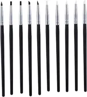 SHERCHPRY Diy Nail Art Kit 10pcs Embossing Stylus Set Nail Tracing Pen Dotting Tool Family Friends Set
