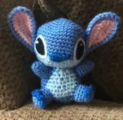 Stitch - Lilo and Stitch Inspired Disney Plush Handmade Crochet Amigurumi Ohana