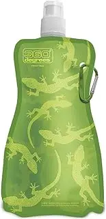 360° Degrees Flexible Drink Bottle Flexible Drink Bottle Gecko Green 750ml, Unisex-Adult, Gecko Green