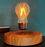 Magnetic Levitation Lamp Creativity Night Light Floating LED Bulb Birthday Gift