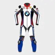 BMW One-Piece Motorcycle Suit | 1.3mm Top Grain Leather | CE Approved | Premium