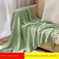 在飛比找ETMall東森購物網優惠-沙發毯蓋毯辦公室午睡空調毯子豆豆毯針織毯波西米亞午休毯床尾毯