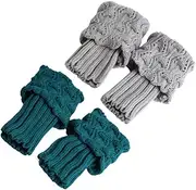 [ESOMAVRIX] 2 Pairs Leg Warmers Cold Weather Arm Warmers Slouch Socks for Woman Boot Socks Women Boots Para Winter Decor Fall Decor Adult Socks Boot/6045